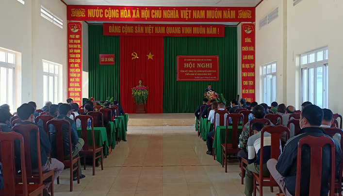 Xã Ea Khăl tổ chức Hội nghị tổng kết công tác chính quyền năm 2021, triển khai kế hoạch năm 2022